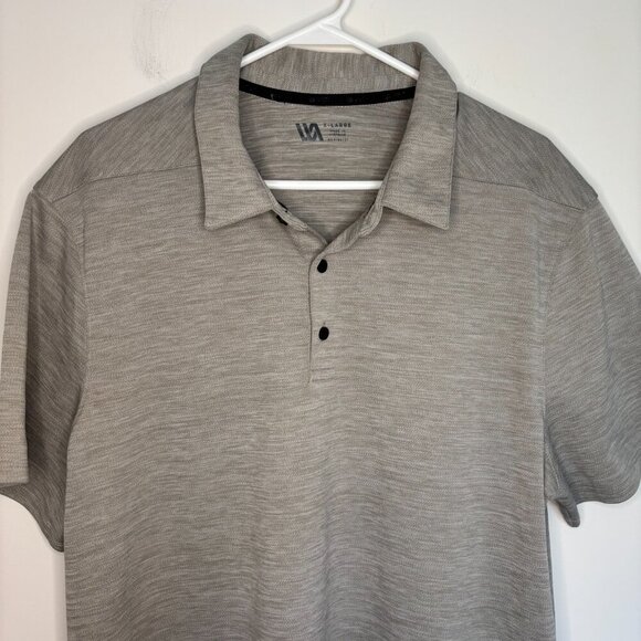 VRST Mens Short Sleeve Polo Mens XL Heathered Tan - Picture 3 of 5